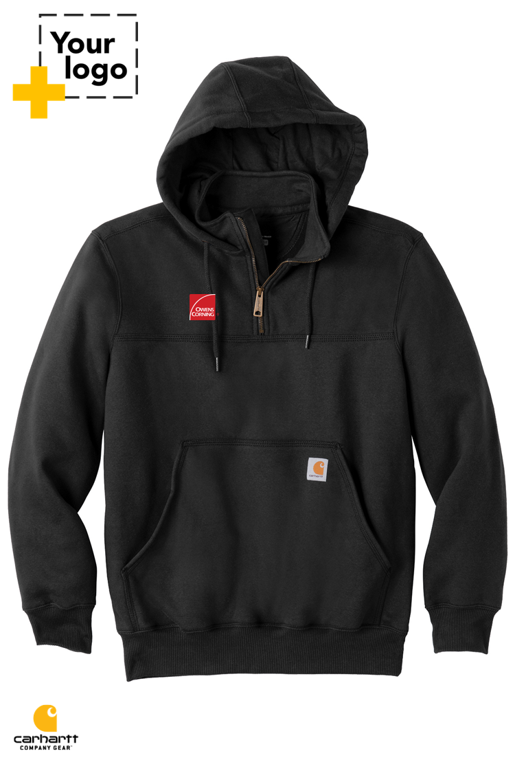 Carhartt® Rain Defender® Paxton Heavyweight Hooded Zip Mock Sweatshirt