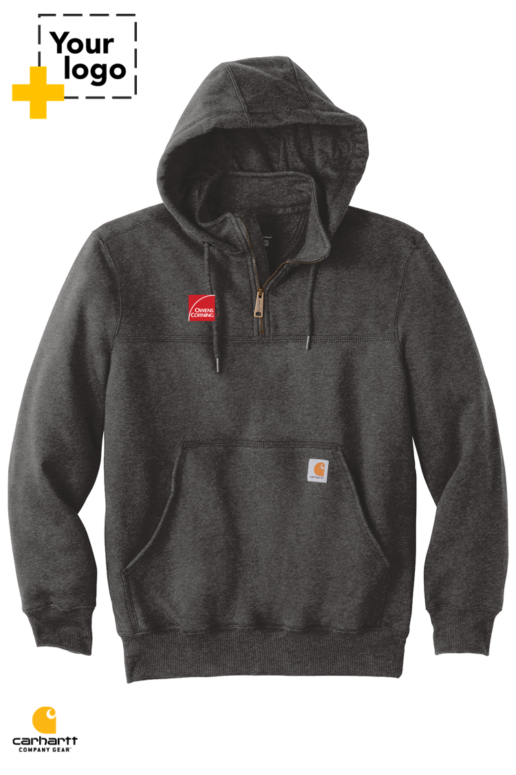 Carhartt® Rain Defender® Paxton Heavyweight Hooded Zip Mock Sweatshirt