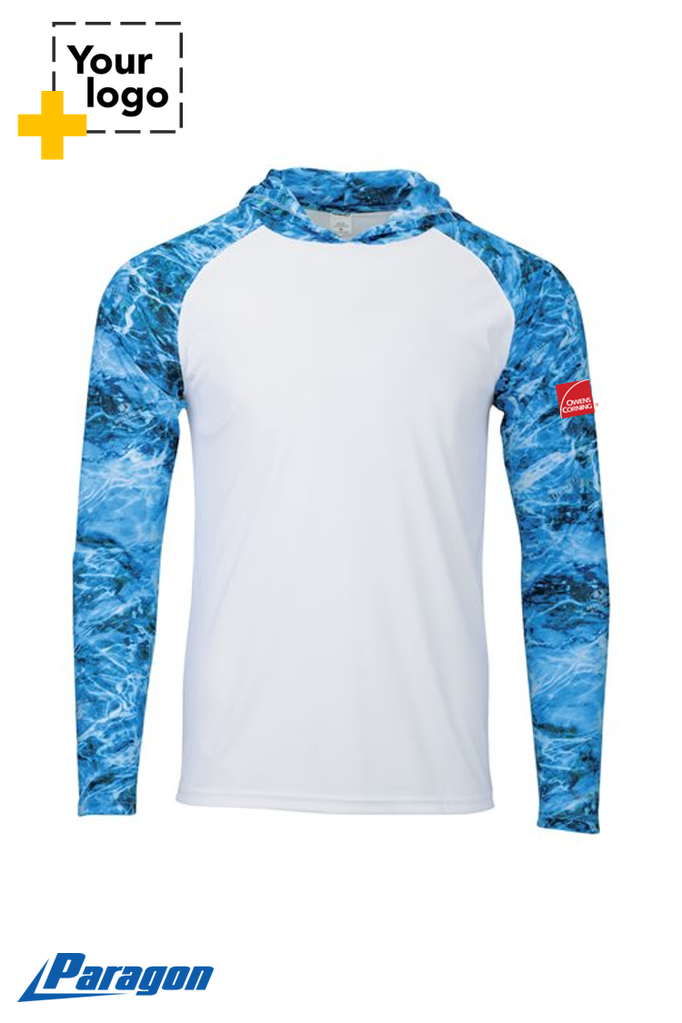 Biloxi Performance Colorblocked Hooded Long Sleeve