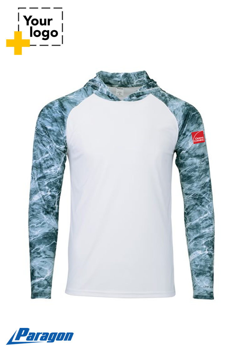 Biloxi Performance Colorblocked Hooded Long Sleeve