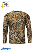 Performance Camo Print Long Sleeve T-Shirt