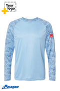 Cayman Performance Camo Colorblocked Long Sleeve T-Shirt