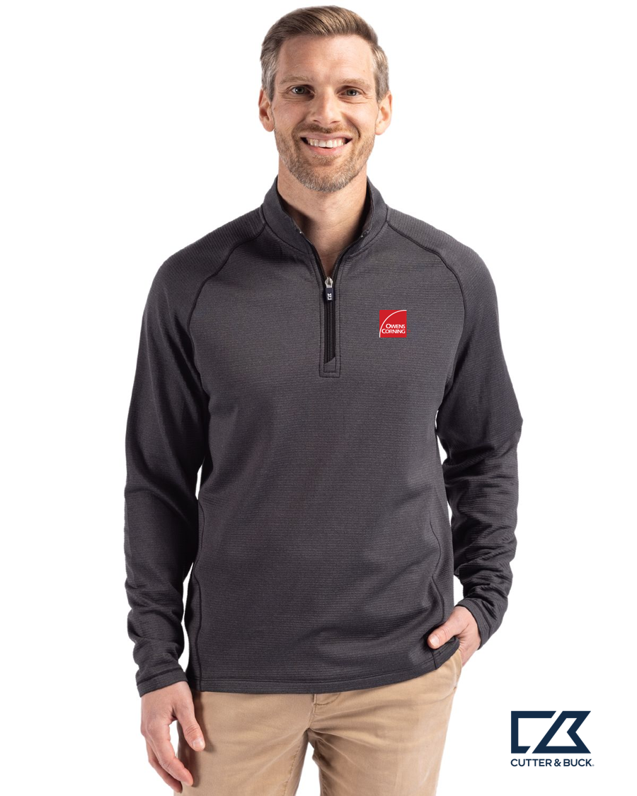 Cutter & Buck Peshastin Fleece Recycled Mens Half Zip Pullover