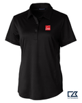 Cutter & Buck Prospect Eco Textured Stretch Recycled Womens Short Sleeve Polo