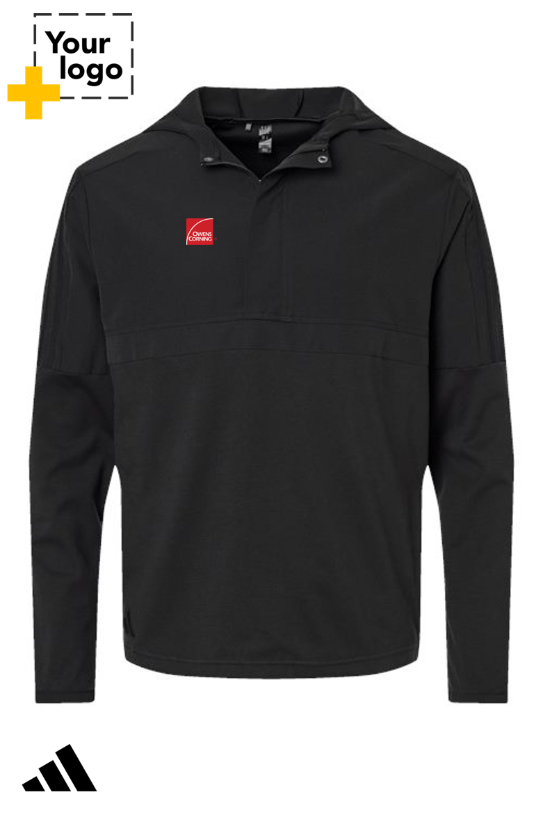 Adidas Men's Half-Zip Hooded Anorak