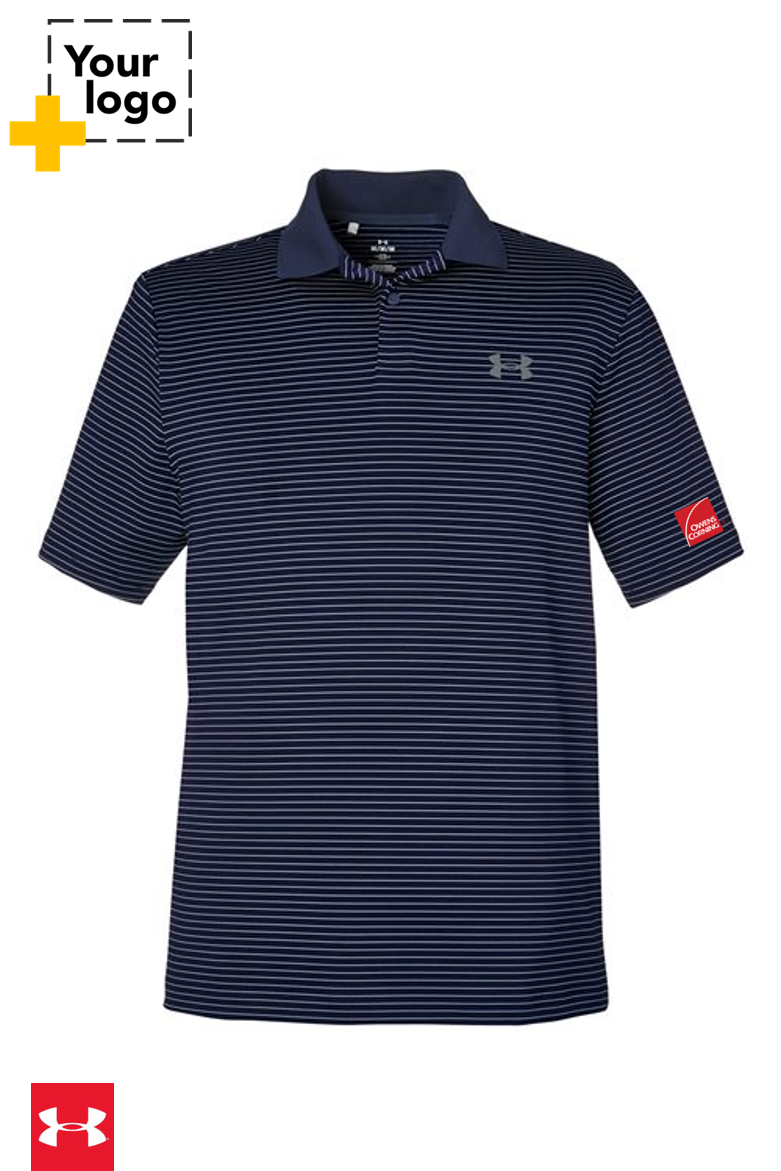 Under Armour Men's 3.0 Striped Perf Polo