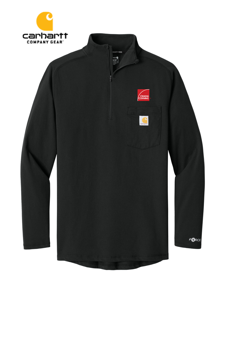 Carhartt Force® 1/4-Zip Long Sleeve T-Shirt
