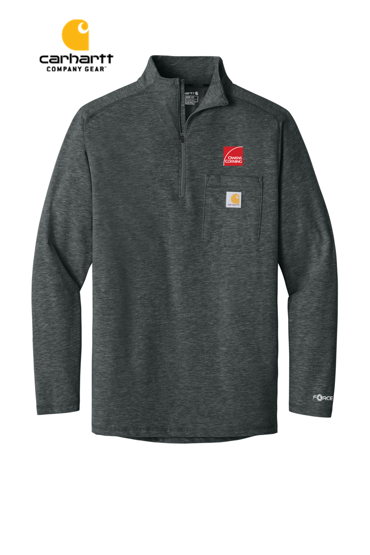 Carhartt Force® 1/4-Zip Long Sleeve T-Shirt