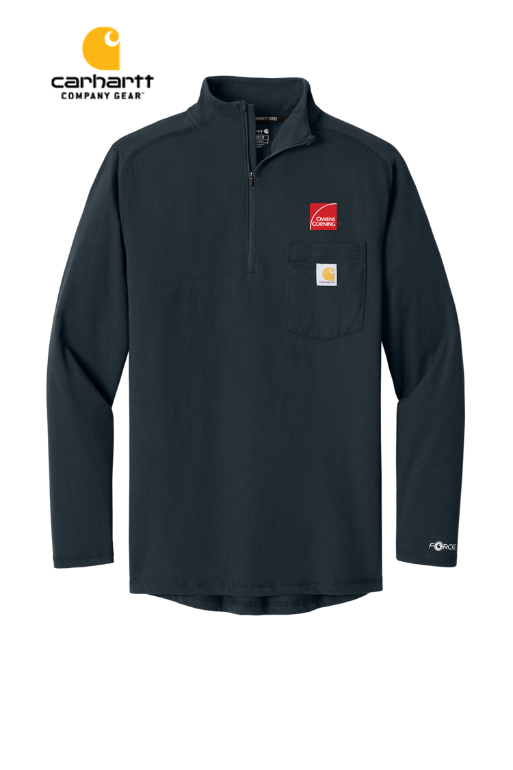 Carhartt Force® 1/4-Zip Long Sleeve T-Shirt