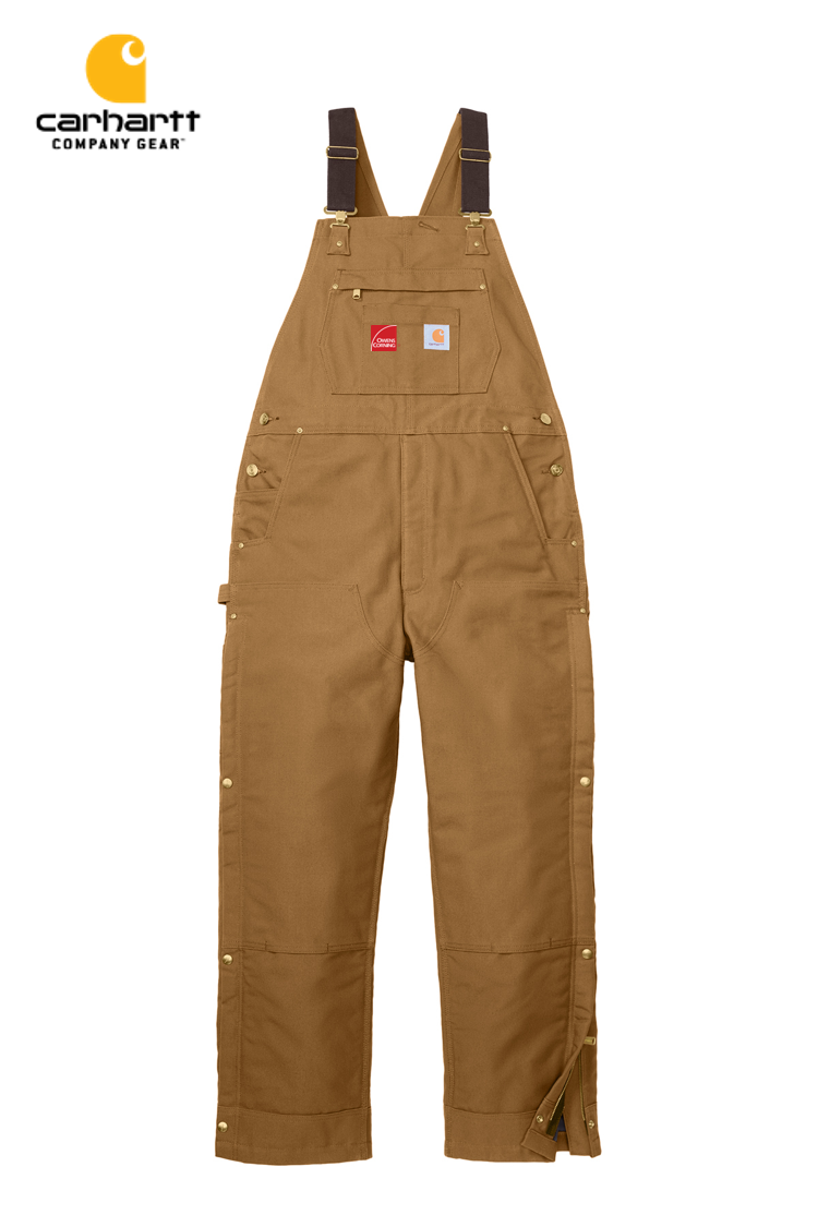 Carhartt® Firm Duck Insulated Bib Overalls