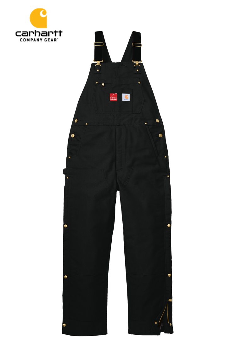 Carhartt® Firm Duck Insulated Bib Overalls