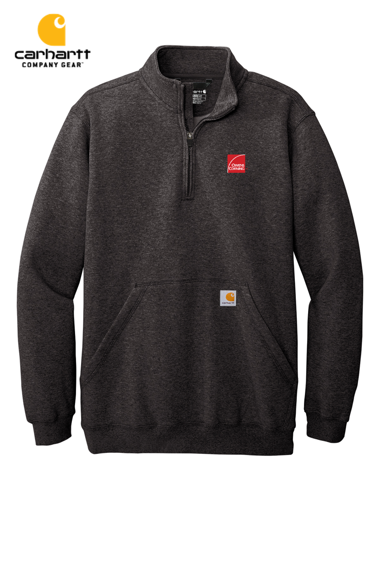 Carhartt® Midweight 1/4-Zip Mock Neck Sweatshirt