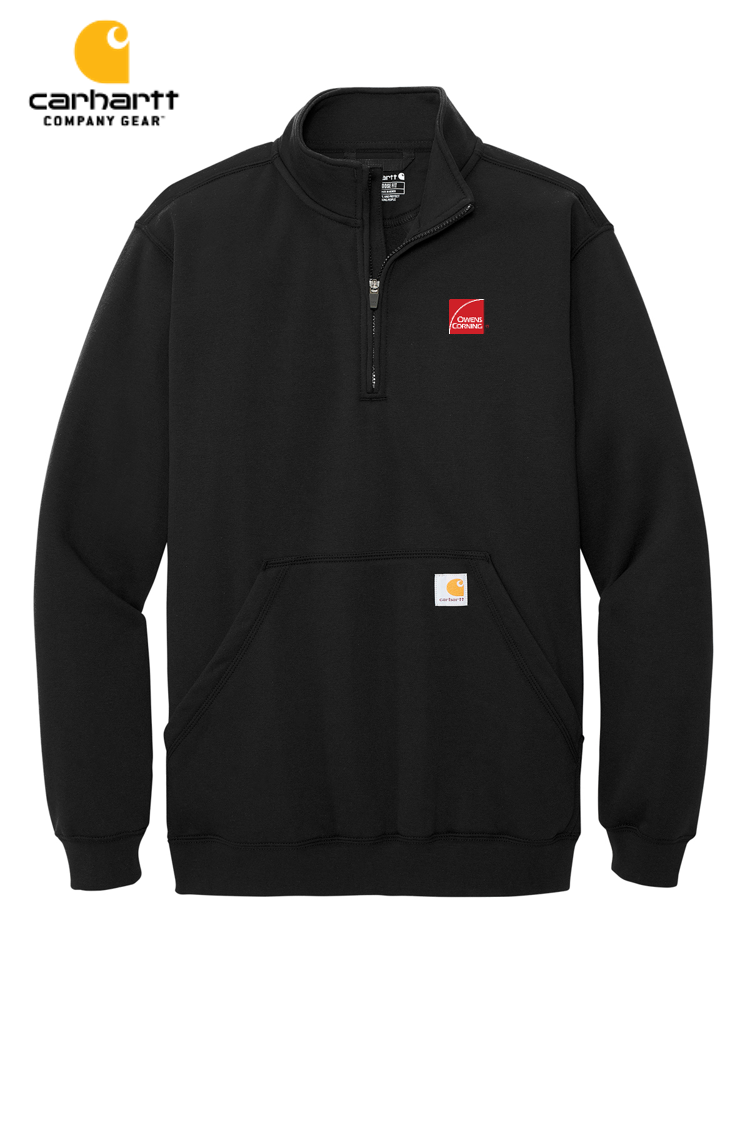 Carhartt® Midweight 1/4-Zip Mock Neck Sweatshirt