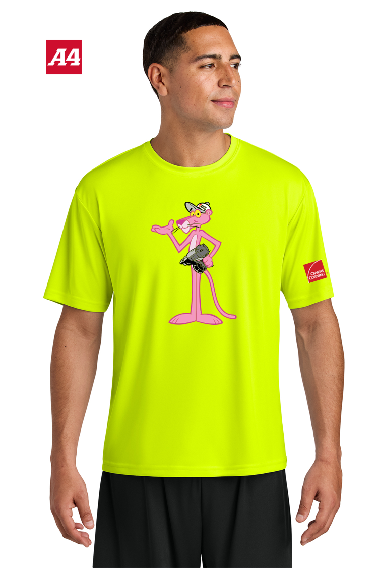 A4 Cooling Performance Tee - OC Panther Nail Gun