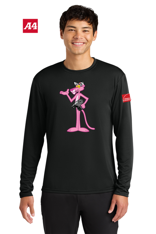 A4 Cooling Performance Long Sleeve Tee - OC Panther Nail Gun