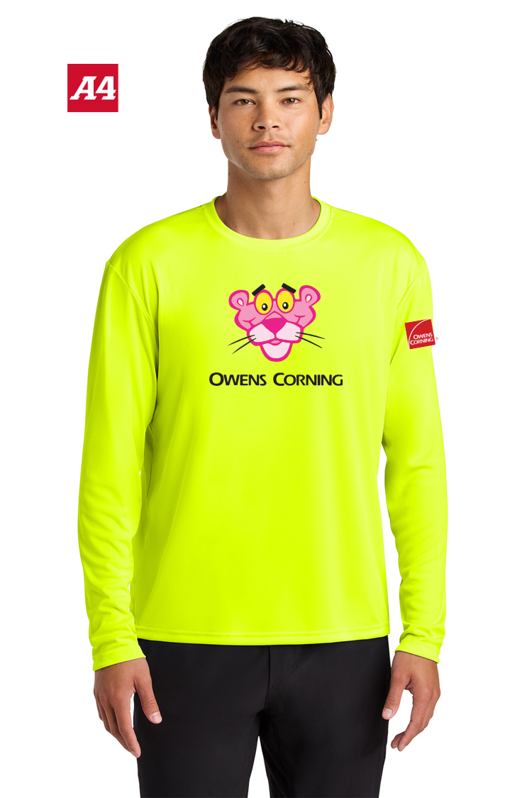 A4 Cooling Performance Long Sleeve Tee - OC Panther Head